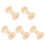 Raindrops Spoel Bobbins Bruin 5 Stuks 1,9 Inch 5