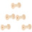 Raindrops Spoel Bobbins Bruin 5 Stuks 1,9 Inch 7