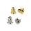 Raindrops 1200 Stuks Oorbelstopper Gemengde Achterkanten 6