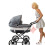 Stroller Hangtas Windeltas Roze Katoen 1 8