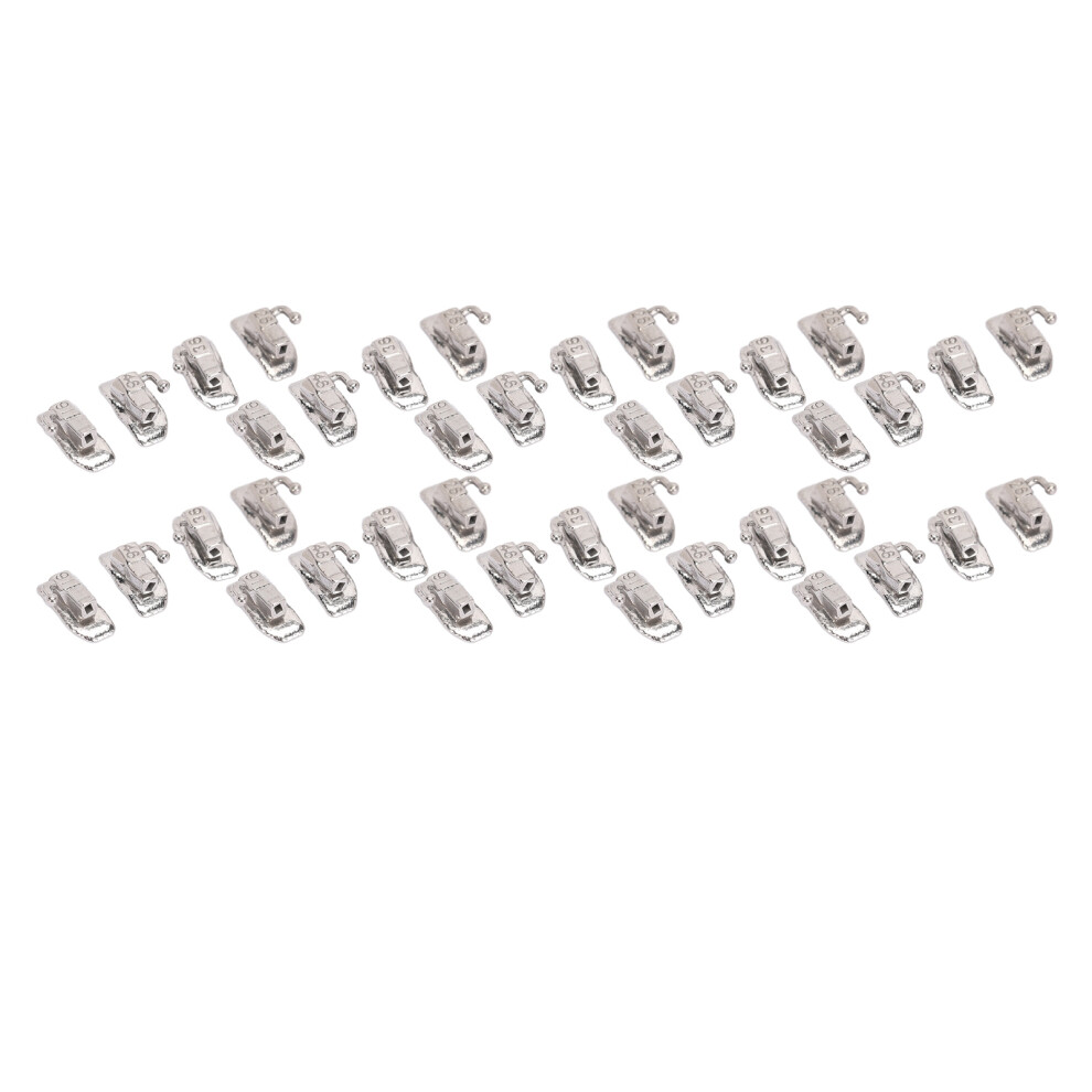 40pcs 0.022in Metal Buccal Tube Bondable Brackets for Orthodontics