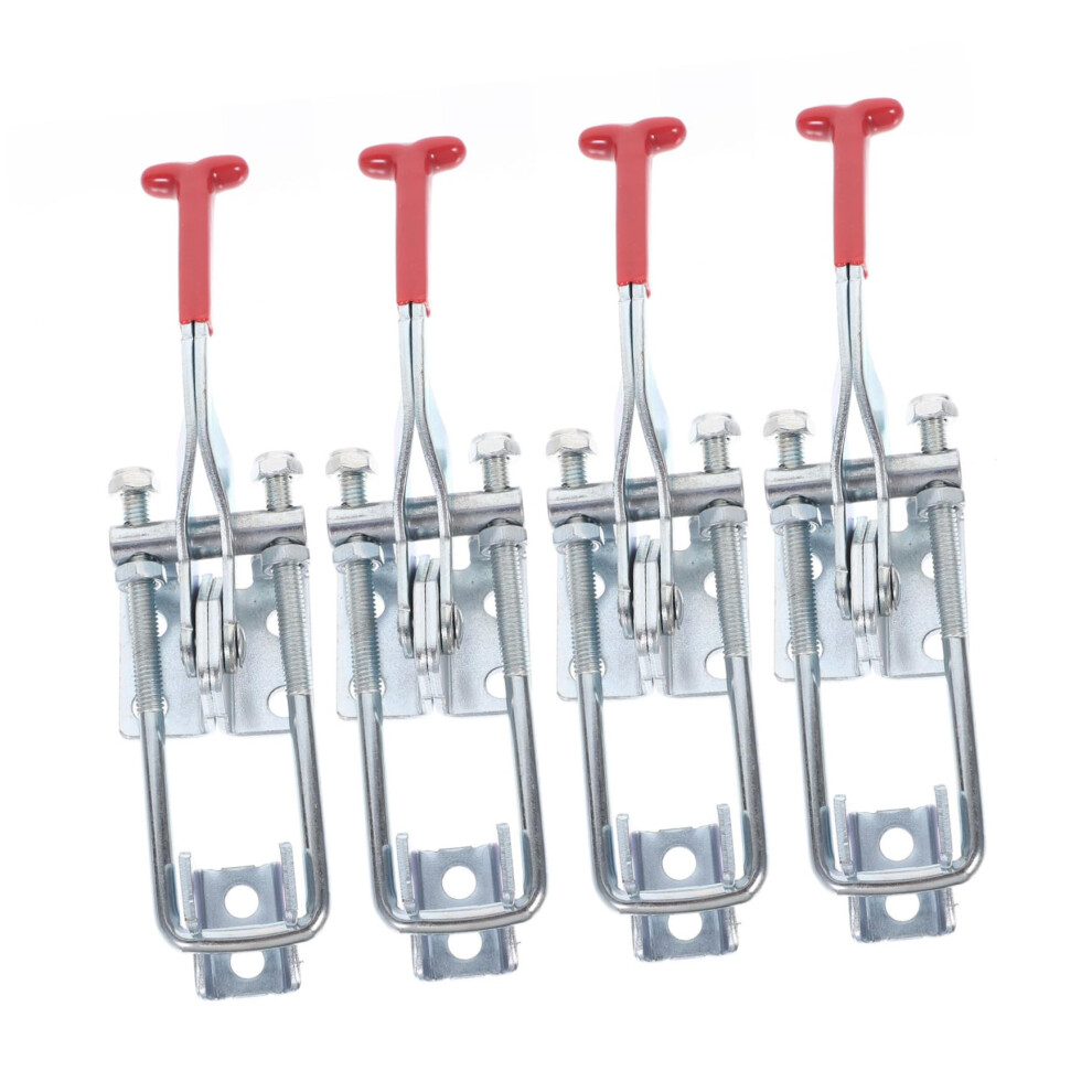 4Pcs Adjustable Heavy Duty Toggle Latch Clamp With Lock For Toolbox Cabinet And Multipurpose Use 9365049069915