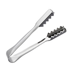 Stainless Steel Ice Cube Tongs 16x7.5cm Bar Cocktail Tool