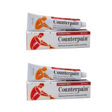 (2PCS)1-3X Counterpain Muscle Sore Muscle Soreness Sports Sprain Ointment 120G