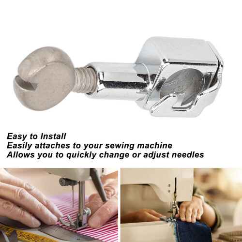 Sewing Machine Needle Holder Metal Clip Replacement 2pcs for Home Use 2