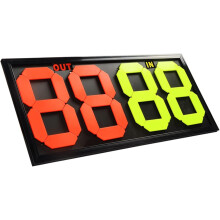 Manual Scoreboards for Football Matches Referee Replacement Boards, DoubleSided Display, Replacement Cards