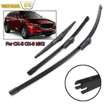 Misima Windshield Windscreen Wiper Blades Set for Mazda CX-5 CX-9 MK2 Front Rear Window Wiper 2016 2017 2018 2019 2020