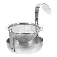 3Stk Mini Teepartikelfilter Feinmaschiges Teesieb Silber