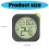 Accurate Room Miniature LCDs Display Digital Thermometers-Black 4