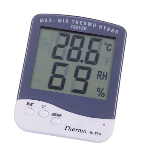 Grote LCD's tonen digitale thermometers Hygrometer Realtime