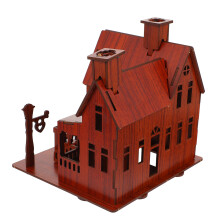 1 Stuk Creatief Huismodel Assemblage Puzzelspeelgoed