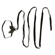 Dehnbare Schwarze Leg Garters Für Festliche Anlässe