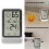 Small Indoor Hygrometer Thermometers Backlit Display High-Black 2