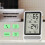 Small Indoor Hygrometer Thermometers Backlit Display High-Black 5