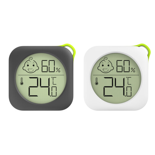 Accurate Room Miniature LCDs Display Digital Thermometers-Black 1