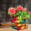 Mini Book Stack Succulents Pot-   Flower pot 3 layers 6