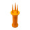 Soil Aerator Plant Digging Fork Manual-Red 5cmx5cmx15cm 5