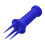 Soil Aerator Plant Digging Fork Manual-Blue 5cmx5cmx15cm 1