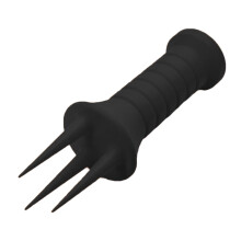 Kunststof bodembewerkingsapparaat-Zwart 3,3 cm x 3,3 cm x 10 cm