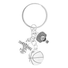 2 . metall basketball fußball schlüsselanhänger geburtstagsgeschenk