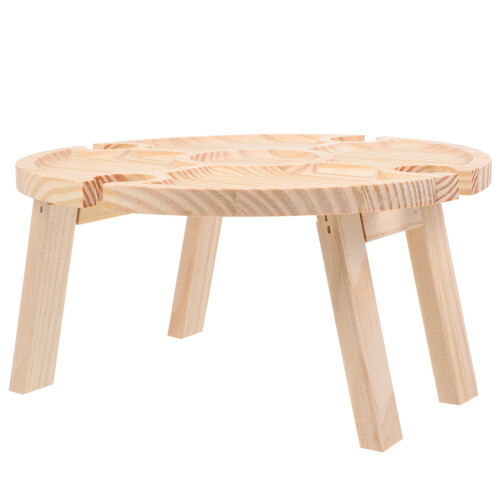 1Ud De Madera Para Picnic Y Almacenaje De Snacks
