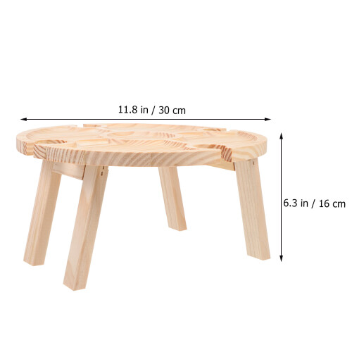 1Ud De Madera Para Picnic Y Almacenaje De Snacks 1