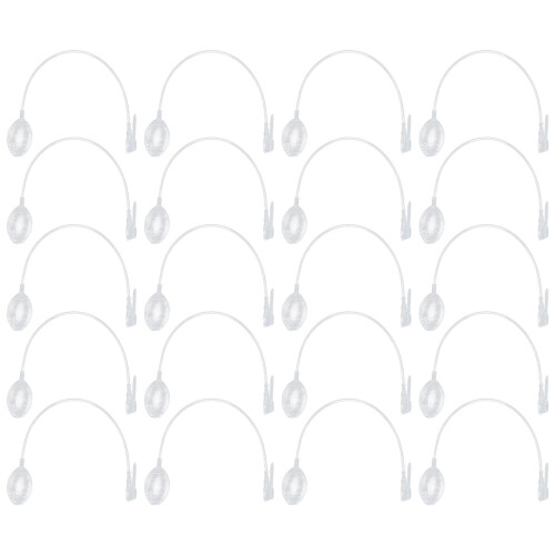 40Ud Gorras De Oreja Transparente Para DIY, Bolsa De Aire Duradera 2