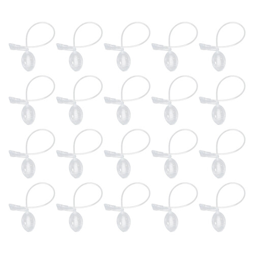 40Ud Gorras De Oreja Transparente Para DIY, Bolsa De Aire Duradera 1