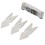 4 uds. calibre rosca acero inoxidable para tornillo 1