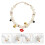 1Stk Exquisites Hundehalsband Mit , Verstellbar Und 6