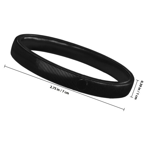 2 Pièces Support De Manchette Élastique Anti-Dérapant Pour Chemise 1