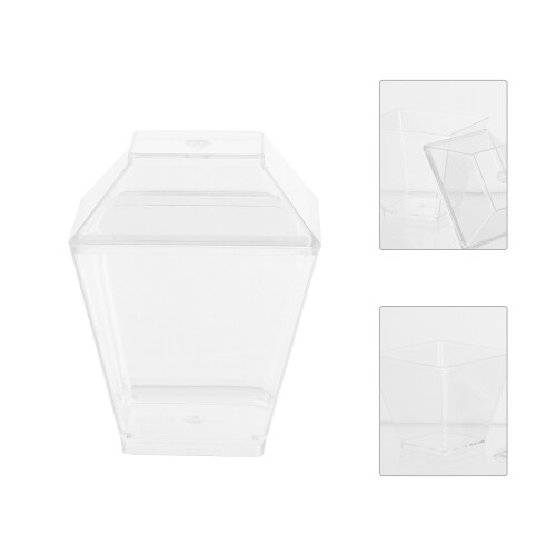 10Pièces Coupes À Mousse Snack Jetables Transparentes En 2