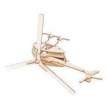 3Pcs Wooden Airplane Model Kit 3D Puzzle Stem Toy For Kids