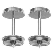 3 Pairs Alloy Train Wheels For Electric Model Trains Diy Replacement