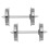 3 Pairs Alloy Train Wheels For Electric Model Trains Diy Replacement 2