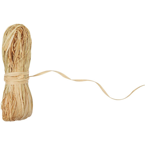 Ρουστίκ κομψότητα: Φυσική κορδέλα Raffia για περιτύλιγμα δώρων και χειροτεχνίες, 1