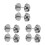3 Pairs Alloy Train Wheels For Electric Model Trains Diy Replacement 8
