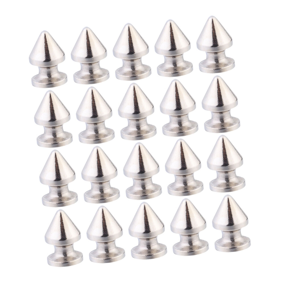 2 Pack Diy Decorative Punk Spikes Rivets For Clothing Silver 3584008428242