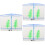 3Pcs Transparent Blue Plastic Fish Breeding Box with Removable Divider 8