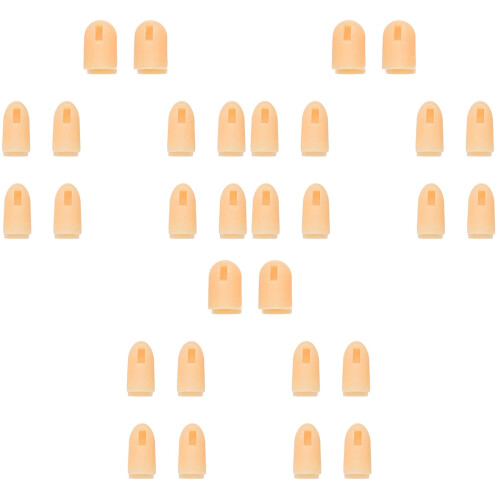 30Pièces Protège-Doigts Beige Pour Ongles, Usage Réutilisable 2