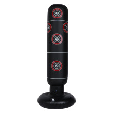 Portable Inflatable Punching Bag for Active Lifestyles, Exercise Post with PVC Material Construction, Improves Coordination and Flexibility, Burn Calo