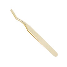 3 Pcs Eyelash Tweezer False Applicator Tool Eyelashes Tweezers Metal