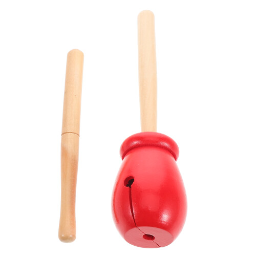 Artistic Expression Wooden Percussion Red 2 Sets
