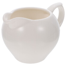 2 Pcs Ceramic Western Style Milk Cup Kitchenware White