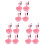 12 Sets Mixing Spoon 2
