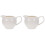 2 Pcs Ceramic Western Style Milk Cup Kitchenware White 3