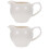 2 Pcs Ceramic Western Style Milk Cup Kitchenware White 6