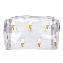 Umweltfreundliche, ungiftige, transparente Kosmetiktaschen aus PVC, wasserdichte Reise-Toilettenartikel-Organizer mit großer