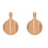 2pcs Household Bread Serving Plate Steak Pizza Board Kitchen Tableware 2