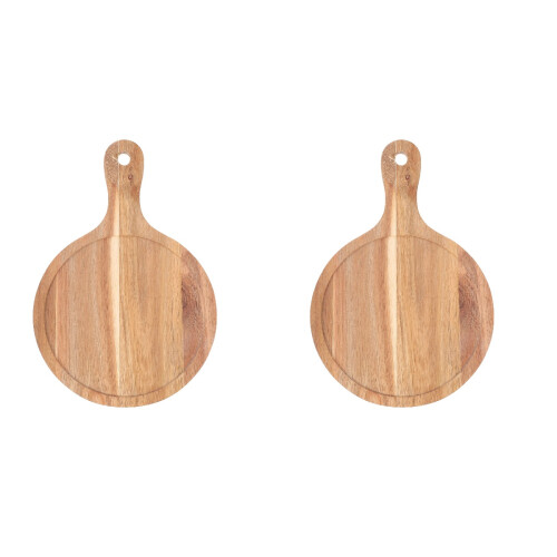 2pcs Household Bread Serving Plate Steak Pizza Board Kitchen Tableware 1